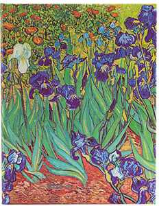 Cartoleria Agenda Paperblanks, 2025 Iris di Van Gogh, 18 Mesi, verticale, Ultra, 17,5 x 23 cm Paperblanks