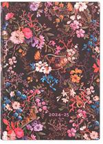 Agenda Paperblanks, 2025 Floralia, 13 Mesi Flexis, Giornaliera, Midi, 12 x 17,5 cm