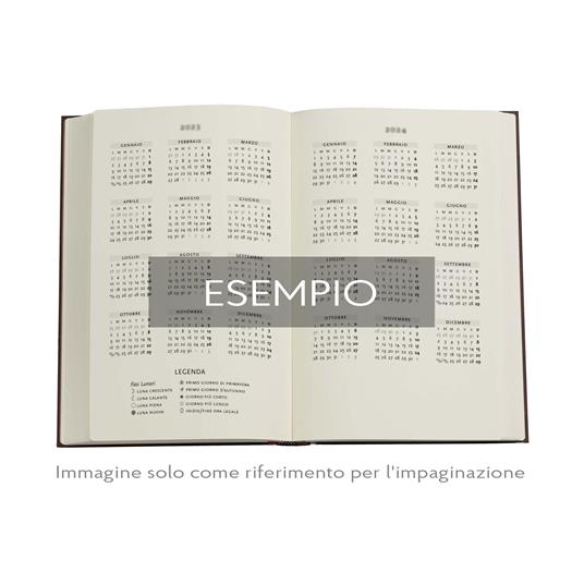 Agenda Paperblanks, 2025 Morris Caprifoglio Rosa, 18 Mesi Flexis, orizzontale, Midi, 12 x 17,5 cm - 6