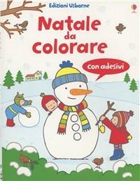 Natale da colorare. Con adesivi. Ediz. illustrata - Jessica Greenwell - copertina