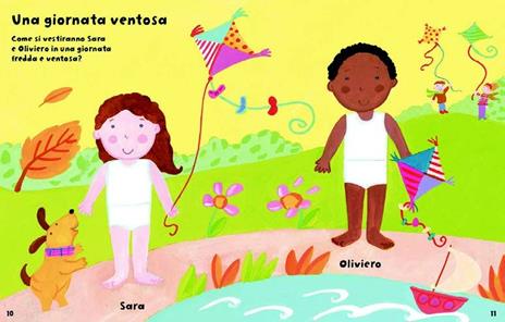 I vestiti. Coloro e incollo. Ediz. illustrata - Felicity Brooks,Kay Widdowson - 2