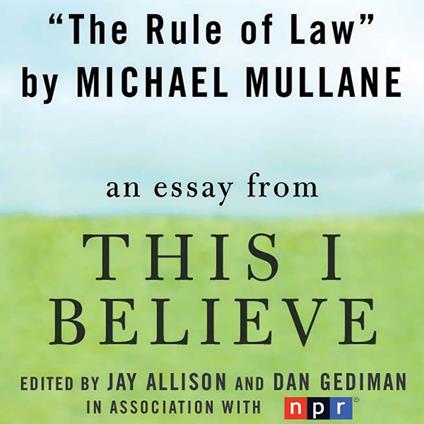 The Rule of Law