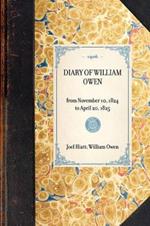 Diary of William Owen: From November 10, 1824 to April 20, 1825