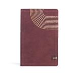 CSB (In)Courage Devotional Bible, Bordeaux Leathertouch