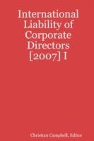 International Liability of Corporate Directors [2007] I