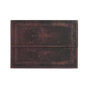 Cartoleria Cartellina per Documenti Paperblanks, Collezione Antica Pelle, Nero Marocchino Liscio - 32,5 x 23,5 cm Paperblanks