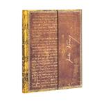 Taccuino Paperblanks, Collezione Preziosi Manoscritti, Verne, Intorno al Mondo, Ultra, A righe - 18 x 23 cm