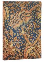 Taccuino Flexi Paperblanks, William Morris, Morris Danza del Vento, Midi, A righe - 13 x 18 cm