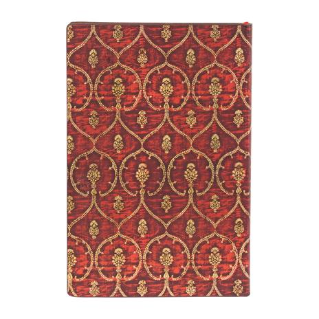 Agenda flexi a copertina morbida, Mini, Velluto Rosso, Velluto Rosso, Righe - 2