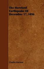 The Hereford Earthquake Of December 17, 1896