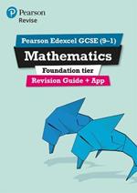 Pearson REVISE Edexcel GCSE Maths Foundation Revision Guide inc online edition and quizzes - 2023 and 2024 exams