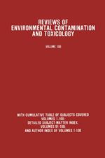 Reviews of Environmental Contamination and Toxicology