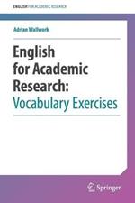 English for Academic Research: Vocabulary Exercises