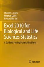 Excel 2010 for Biological and Life Sciences Statistics