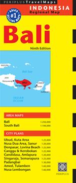 Bali Travel Map Ninth Edition