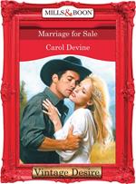 Marriage For Sale (The Bridal Bid, Book 2) (Mills & Boon Desire)
