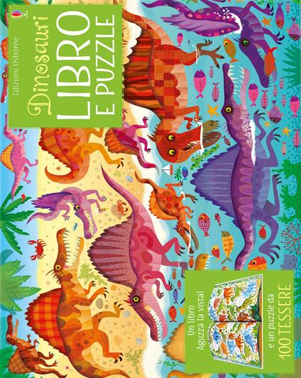 Dinosauri. Libro e puzzle. Ediz. a colori. Con puzzle - Sam Smith - copertina