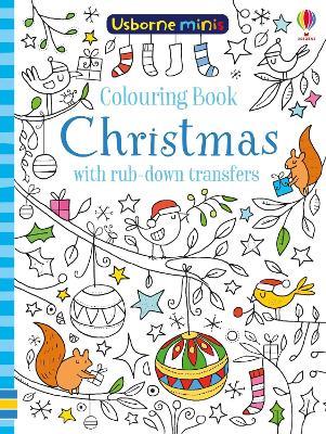 Colouring Book Christmas with rub-down transfers - Kirsteen Robson - cover