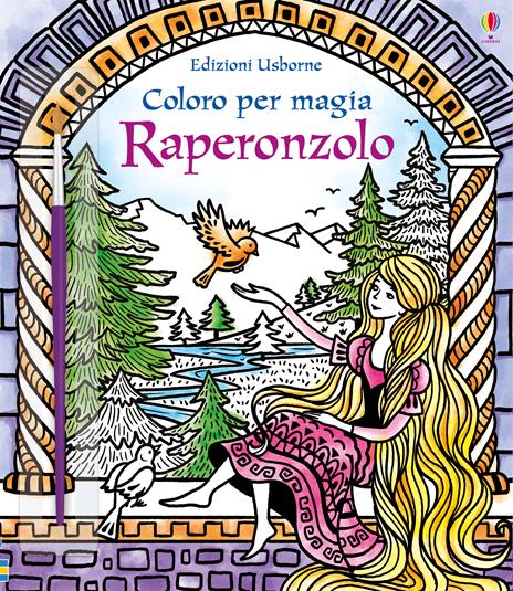 Raperonzolo. Coloro per magia. Ediz. illustrata. Con gadget - Susanna Davidson - copertina