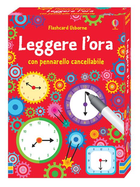 Leggere l'ora. Flashcard. Ediz. a colori. Con gadget - Kirsteen Robson - copertina