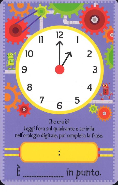 Leggere l'ora. Flashcard. Ediz. a colori. Con gadget - Kirsteen Robson - 4