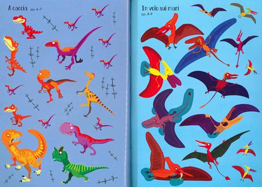 Dinosauri. Piccoli libri con adesivi. Ediz. a colori by Kirsteen