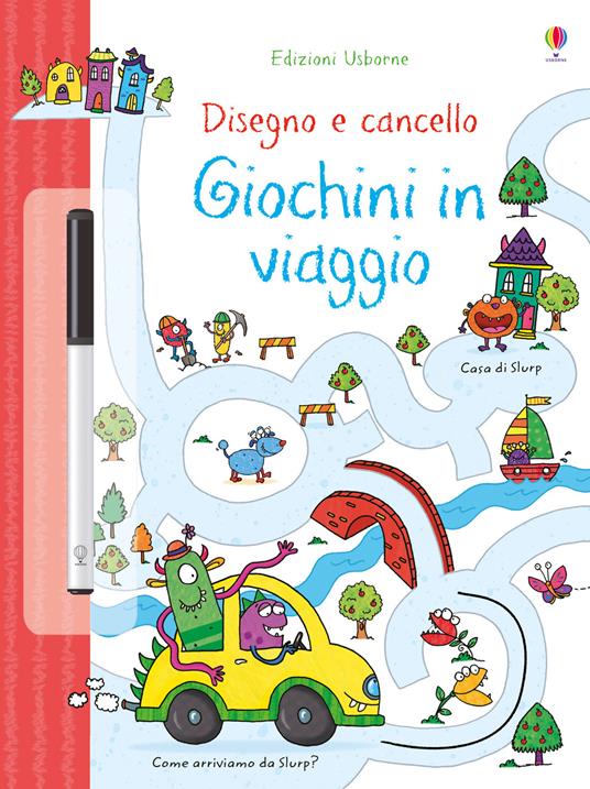 Giochini in viaggio. Disegno e cancello. Ediz. illustrata. Con gadget - Jane Bingham - copertina