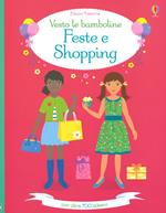 Feste e shopping. Vesto le bamboline. Con adesivi