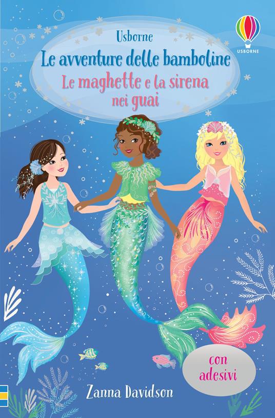 Le maghette e la sirena nei guai - Zanna Davidson - copertina