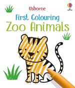 First Colouring Zoo Animals