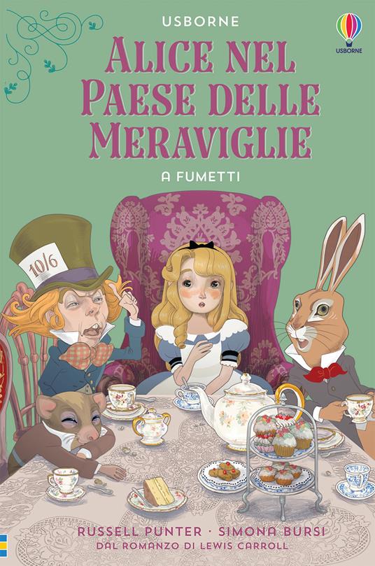 Alice nel paese delle meraviglie a fumetti. Ediz. a colori - Russell Punter - copertina