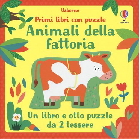 Animali della fattoria. Ediz. a colori. Con puzzle - Matthew Oldham - copertina