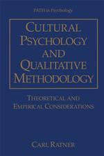 Cultural Psychology and Qualitative Methodology