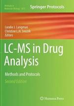 LC-MS in Drug Analysis: Methods and Protocols