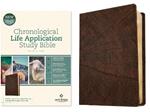 NLT Chronological Life Application Study Bible, Brown