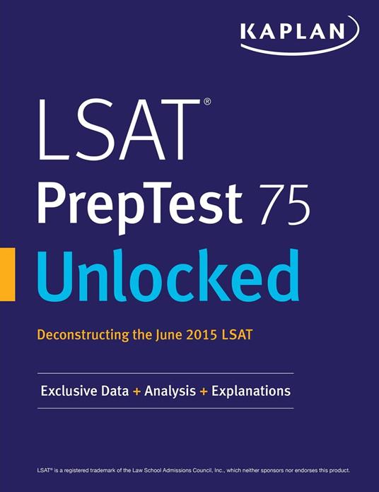 LSAT PrepTest 75 Unlocked