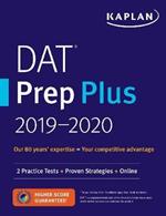 DAT Prep Plus 2019-2020: 2 Practice Tests + Proven Strategies + Online