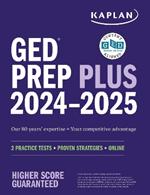 GED Test Prep Plus 2024-2025: Includes 2 Full Length Practice Tests, 1000+ Practice Questions, and 60+ Online Videos