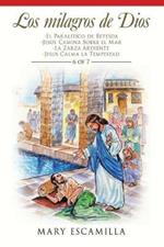 Los Milagros De Dios: -El Paralitico De Betesda -Jesus Camina Sobre El Mar -La Zarza Ardiente -Jesus Calma La Tempestad