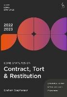 Core Statutes on Contract, Tort & Restitution 2022-23