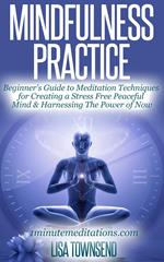 Mindfulness Practice: Beginner's Guide to Meditation Techniques for Creating a Stress Free Peaceful Mind & Harnessing The Power of Now