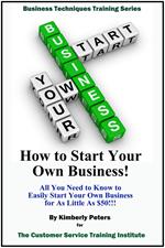 How to Start Your Own Business!