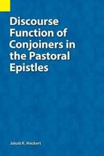 Discourse Function of Conjoiners in the Pastoral Epistles
