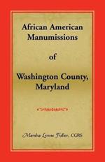 African American Manumissions of Washington County, Maryland