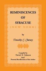 Reminiscences of Syracuse