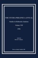 The Studia Philonica Annual VIII, 1996