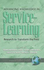 Advancing Knowledge in Service-learning: Research to Transform the Field