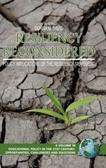 Resiliency Reconsidered: Policy Implications of the Resiliency Movement