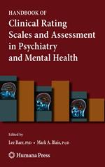 Handbook of Clinical Rating Scales and Assessment in Psychiatry and Mental Health