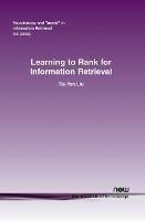 Learning to Rank for Information Retrieval